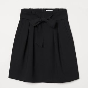 Skirt with Tie Belt